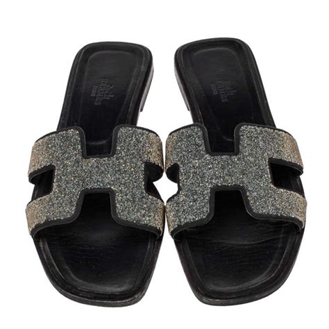 hermes glitter oran sandals|are Hermes oran sandals comfortable.